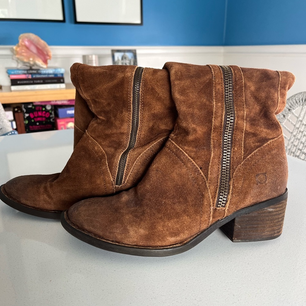 Born Distressed Knee Boots